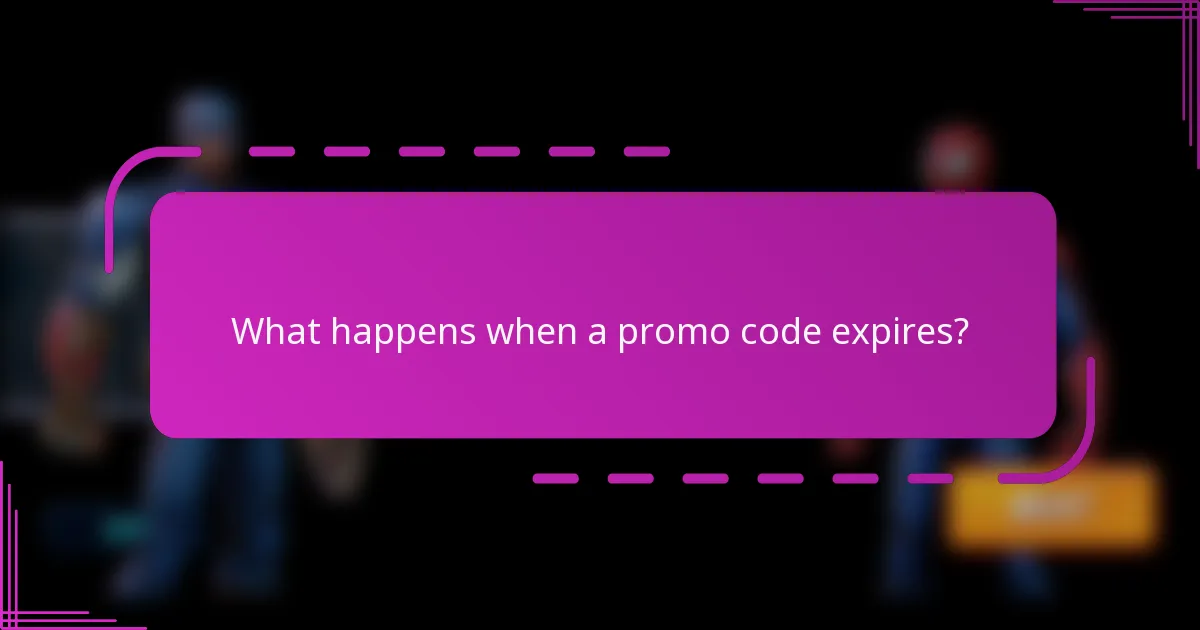 What happens when a promo code expires?